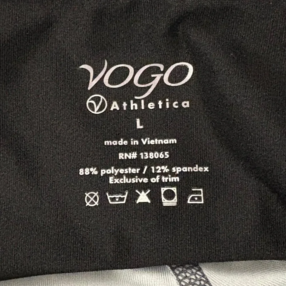 Vogo Athletica Grey Camo Gym‎ Shorts Large